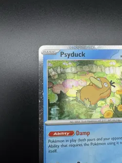 Pokemon TCG Psyduck Mega Evolutions Black Star Promo 007 Near Mint - Image 2