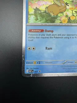 Pokemon TCG Psyduck Mega Evolutions Black Star Promo 007 Near Mint - Image 4