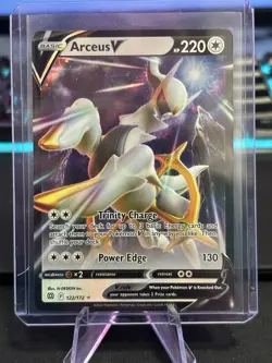 Arceus V 122/172 SWSH Brilliant Stars Ultra Rare Pokemon NM - Image 1