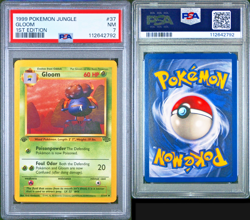 GLOOM 1999 Pokemon Jungle 1st Edition #37 PSA 7 - Image 3