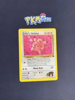 Pokemon TCG Erika's Clefairy Gym Challenge 40/132 Regular LP. - Image 1