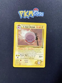 Pokemon TCG Lt. Surge's Electrode Gym Challenge 52/132 Regular LP. - Image 1