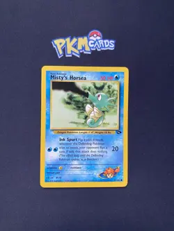 Pokemon TCG Misty's Horsea Gym Challenge 87/132 Regular LP. - Image 1