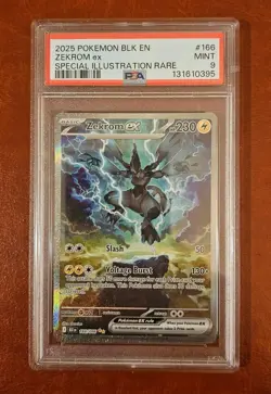 Pokemon TCG Zekrom EX Sir 166/086 SV Black Bolt English - Image 1