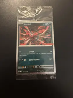 Sealed Yveltal 088/132 Reverse Holo Mega Evolution Pokemon GAMESTOP PROMO - Image 1