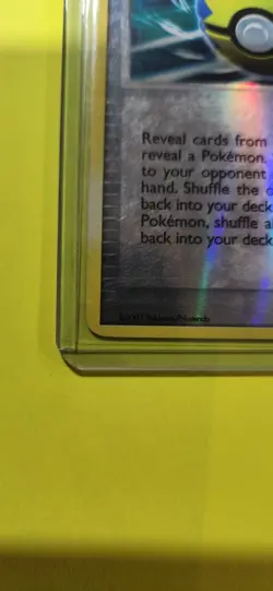 2007 Pokemon Diamond Pearl Mysterious Treasures Quick Ball Reverse Holo #114/123 - Image 3