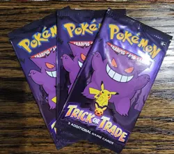 Pokemon TCG Trick or Trade BOOster Lot of Three (3) Sealed Individual Packs 2022 - Image 1