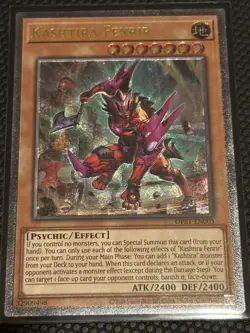 PLAYSET - 3x Kashtira Fenrir OP21-EN003 Ultimate Rare Yugioh Near Mint Euro - Image 1