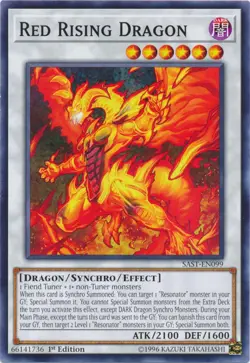 Red Rising Dragon - SAST-EN099 - Common - 1st Edition - Lightly Played - Image 1