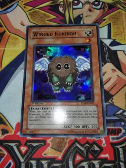 Winged Kuriboh tlm-en005 1st Edition (VLP) Super Rare Yu-Gi-Oh! - Image 4