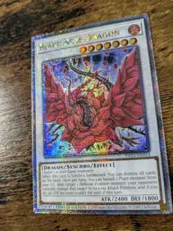 YU-GI-OH QCR BLACK ROSE DRAGON TN23 NM - Image 1