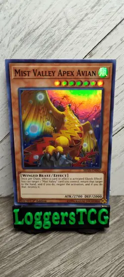 Yu-Gi-Oh! Mist Valley Apex Avian / SHVA EN045 1st Edition LP - Image 1