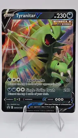 Tyranitar V - SWSH109 - SWSH: Sword & Shield Promo Cards (SWSD) - Image 1