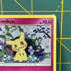 Mimikyu Promo SM163 Team Up Blister Pokemon Card Sun & Moon Holo - Image 5