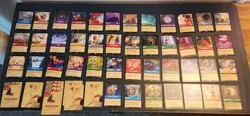 Disney Lorcana First Chapter Card Lot, 104 Cards With Foils - Image 1