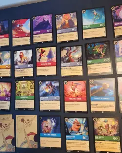 Disney Lorcana First Chapter Card Lot, 104 Cards With Foils - Image 5