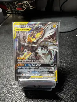 Pokemon TCG Pikachu & Zekrom GX Black Star Promo Card SM168 - Image 3