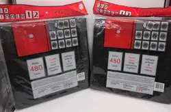2 The Dex Binder 12 Holds 460 Cards Black Saffiano Exterior Red Velvet Interior - Image 2