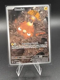 Stunfisk 202/191 Surging Sparks Full Art Ultra Rare Holo Pokemon Card NM - Image 1