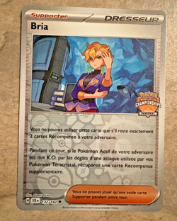 Pokemon Briar / Bria 132/142 TCG Lille Regional Stamped Promo - Image 3