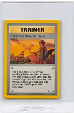 Pokemon Breeder Fields 62/64 - UNLIMITED - Neo Revelation - POKEMON CARD - NM/LP - Image 1