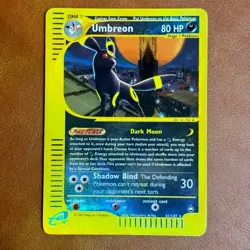 Umbreon 🐈‍⬛ - 41/147 - Pokemon Aquapolis Reverse Holo Rare Card LP Clean holo - Image 1