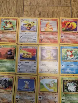 33 Pokemon Vintage Jungle Set Rare Non Holo 1998 Cards - Image 3