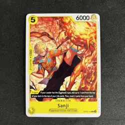 OP09-105 Sanji X4 Playset One Piece Card Game Emperors In The New World - Image 2