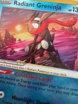 Radiant Greninja 046/189 Swsh10: Astral Radiance Holo Pokemon Card Sword Shield - Image 3