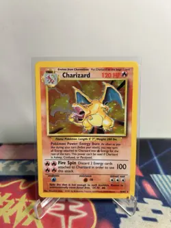 Pokemon Charizard 4/102 - Base Set 1999 - Holo Rare Card - WOTC - Image 2
