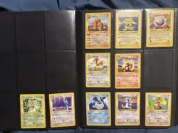 Pokemon Base Set Shadowless Lot - 79 Cards Near Complete! MP-LP BOTH PIKACHUS! - Image 1