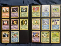 Pokemon Base Set Shadowless Lot - 79 Cards Near Complete! MP-LP BOTH PIKACHUS! - Image 2