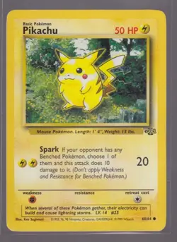 Pokemon TCG Pikachu Jungle 60/64 Regular Trading Card TCG - Image 1