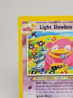 Light Slowbro Pokemon Card 51/105 Holo Rare Neo Destiny LP Excellent Condition - Image 2