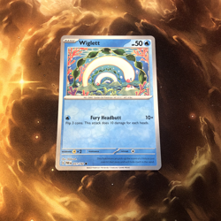 Wiglett - Reverse Holo - Paradox Rift PAR 051/182 Pokemon TCG Card BP1123 - Image 2