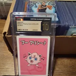 CGC 10 Pristine Jigglypuff Old Maid 2019 Japanese Pokemon Card - Image 1