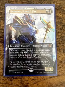 Hashaton, Scarab's Fist Upgraded Commander Deck, Manabase+ Gamechanger+ Sleeved+ - Image 1