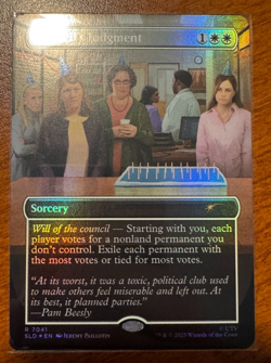 Council's Judgment FOIL Dwight's Destiny Secret Lair Bonus #7041 The Office MTG - Image 1