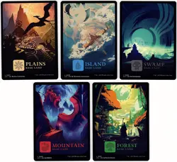 MTG The Lost Caverns of Ixalan Set of Full Art Lands (Common) - Image 1