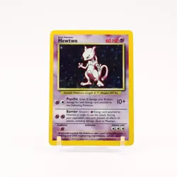Mewtwo - 10/102 Base Set Unlimited Holo Rare Pokemon - LP/MP - Image 1