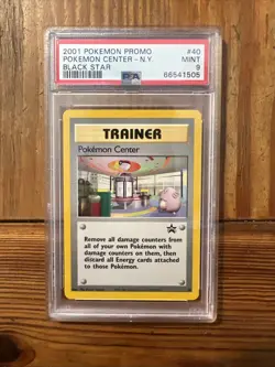 2001 POKEMON PROMO BLACK STAR #40 POKEMON CENTER-N.Y. PSA 9 - Image 1
