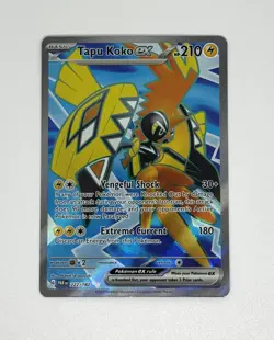 Pokemon TCG Tapu Koko EX Paradox Rift 222/182 Holo Ultra Rare - Image 1