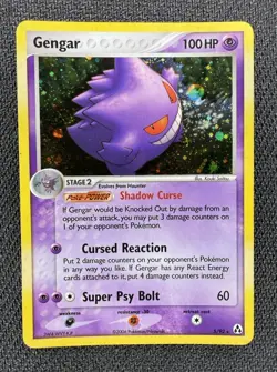 Pokemon Gengar Holo 5/92 Ex Legend Maker (2006) NM!! - Image 1