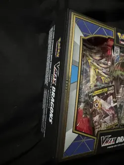 Pokemon TCG Sword & Shield - Vmax Dragons Premium Collection Box - *READ* - Image 3