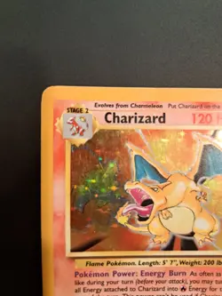 Charizard 4/102 Unlimited Holo Rare Pokemon TCG 1999 Base Set Lightly Played -LP - Image 3