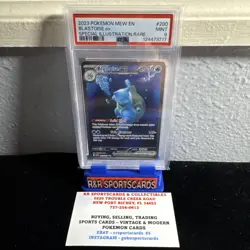 2023 Pokemon Mew En Blastoise ex #200 Special Illustration Rare PSA 9 MINT - Image 1