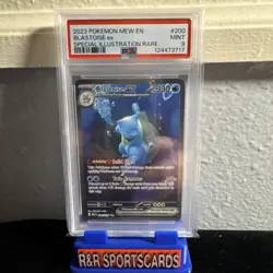 2023 Pokemon Mew En Blastoise ex #200 Special Illustration Rare PSA 9 MINT - Image 2