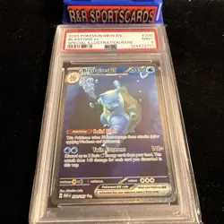 2023 Pokemon Mew En Blastoise ex #200 Special Illustration Rare PSA 9 MINT - Image 3