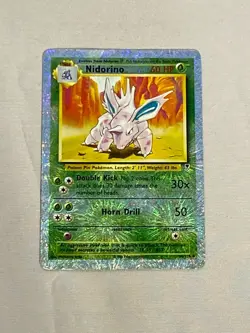Pokemon Reverse Holo Nidorino Legendary Collection 56/110 - Image 1