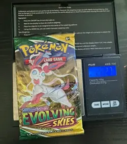 1x HEAVY Pokemon Evolving Skies Booster Pack Factory Sealed - Image 1